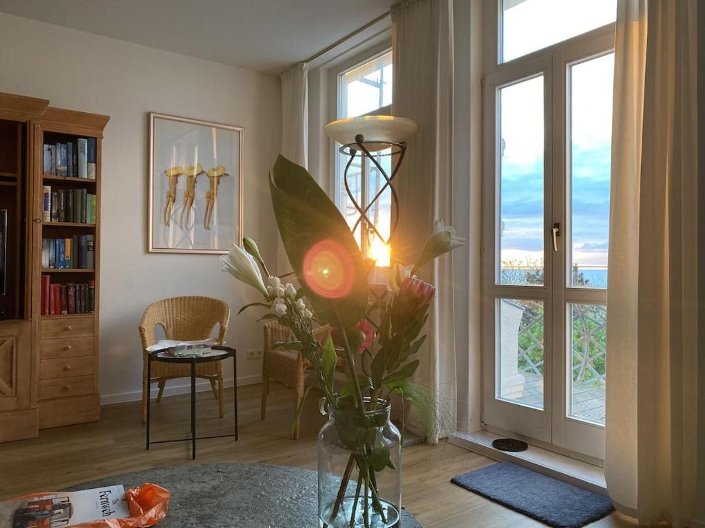 Villa Seeblick Warnemuende - Fewo Mit Meerblick Und Balkon Direkt Am Strand Fuer 2-4 Pers Rostock Dış mekan fotoğraf